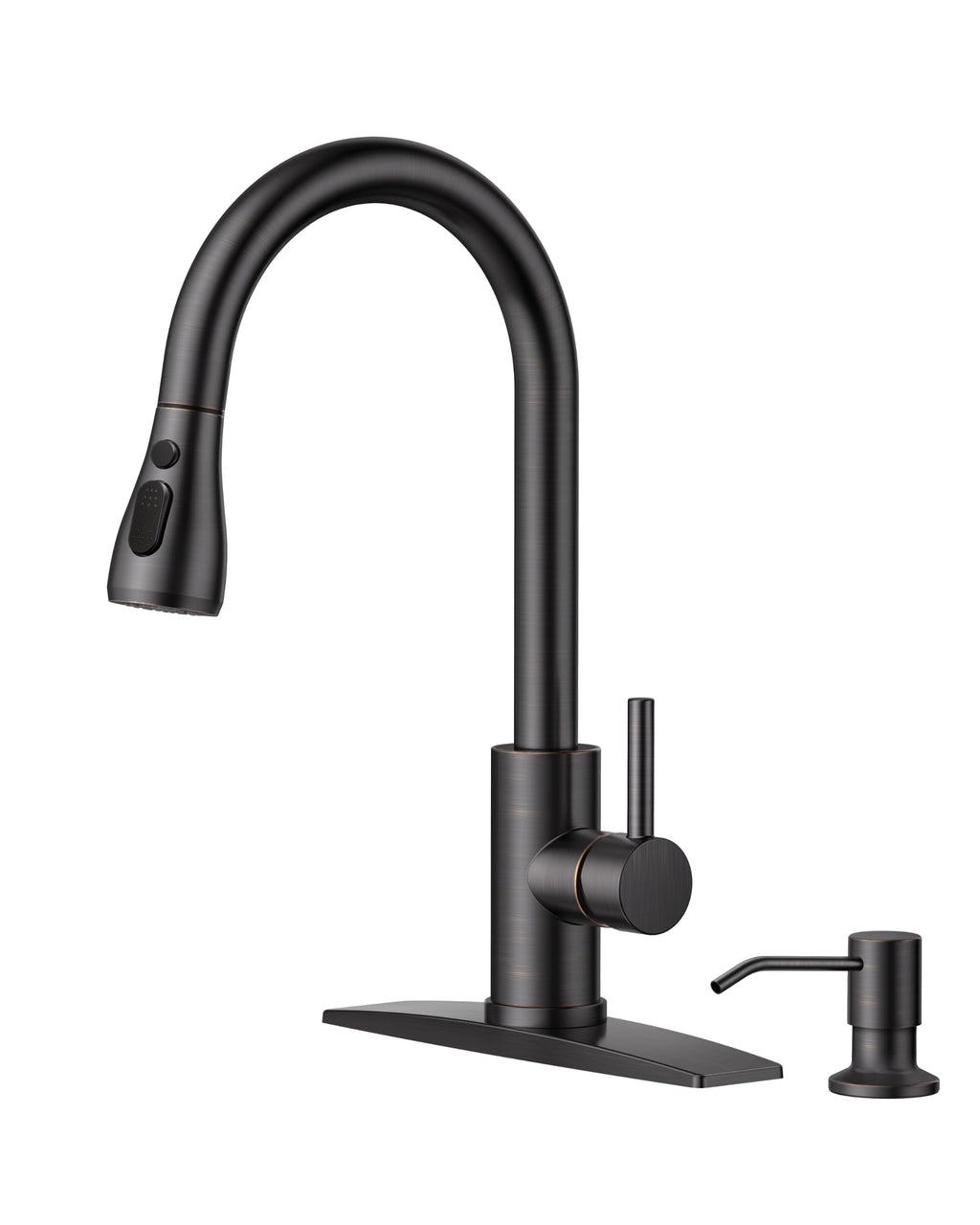 FORIOUS Touch Activated Kitchen Faucets Pull Down Sprayer, Brushed Nickel