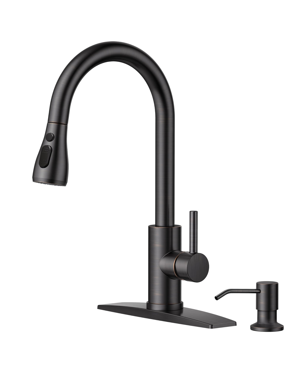 FORIOUS Touch Activated Kitchen Faucets Pull Down Sprayer, Brushed Nickel