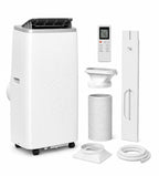 GarveeLife 14000 BTU Portable Air Conditioners, 4-in-1 Indoor AC Unit with Cooling, Dehumidifier, Fan, Follow Me, 24-Hour Timer, Remote Control & Window Kit for Bedroom, Home Office, Apartment,
