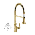 Moen S73004NL Weymouth Polished Nickel Pulldown Kitchen Faucet