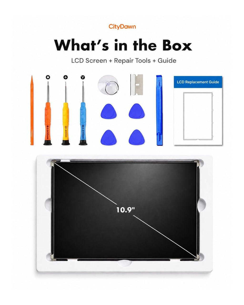 (Only LCD) 10.9" LCD Screen Replacement for iPad 10th & 11th Gen (A16)