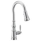 Moen S73004NL Weymouth Polished Nickel Pulldown Kitchen Faucet
