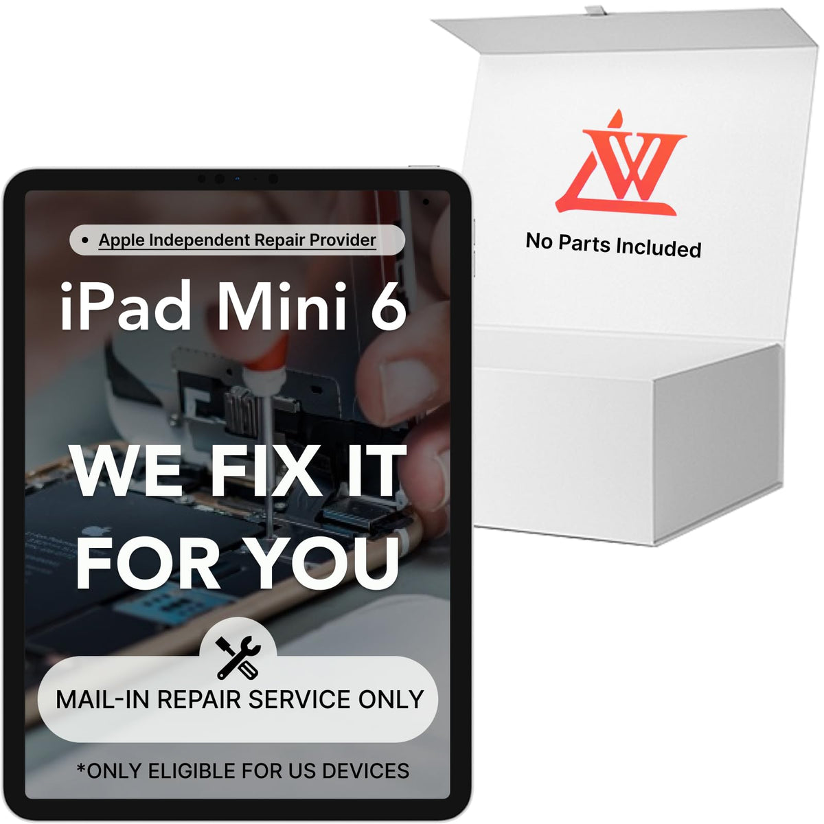 LW Mail-in Repair Service Original OEM Screen Replacement for iPad 10th Gen