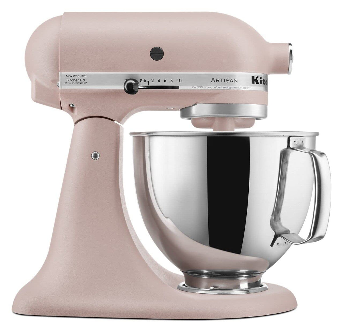 KitchenAid Artisan, 5-Qt Tilt Head Stand Mixer, KSM150PS, Almond Cream