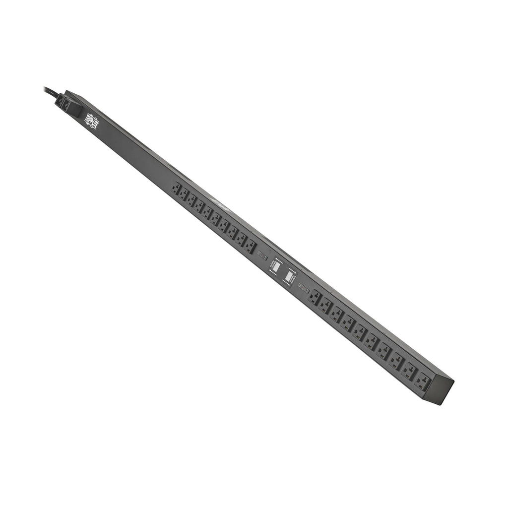 Tripp Lite 1.44kW Metered PDU 15A with Isobar Surge Protection, 3840 Joules, 120V, 16 Outlets Standard NEMA 5-15R, 15 ft. Power Cord (L5-30P), 0U Vertical Rackmount, 2-Year Warranty (PDUMV15-ISO)