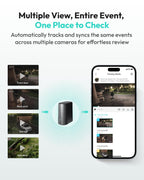 BOTSLAB 4K Security Camera Wireless Outdoor, 4 Cam-Kit, 32GB Local Storage