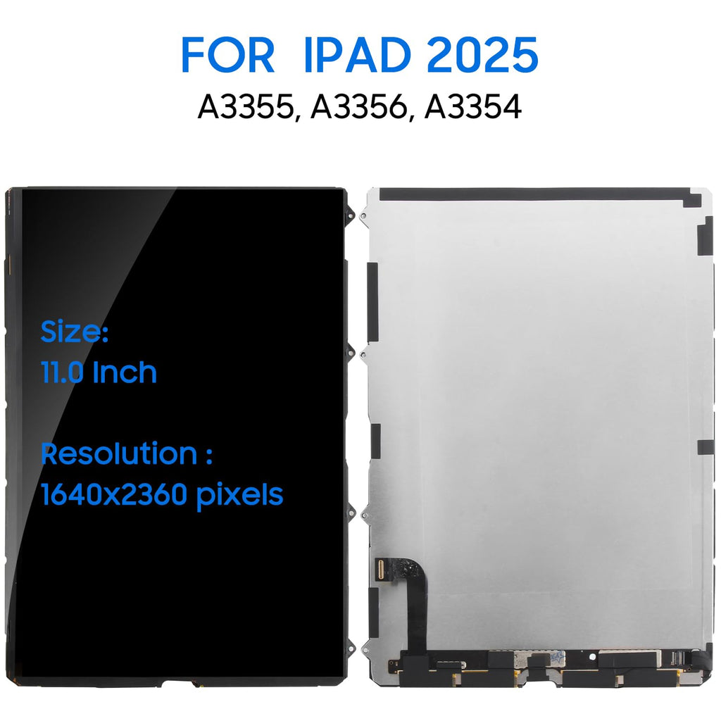 for iPad 10 2022/A16 2025 Replacement LCD Screen Only 10.9"/11" Display Panel 2360x1640 Liquid Retina for iPad 10th/11th Gen A2696 A2757 A2777 A3354 A3355 A3356- NO Touch Digitizer,Not Original