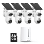 ANNKE No Subscription Security Camera System Wireless with 64GB SD Home Hub
