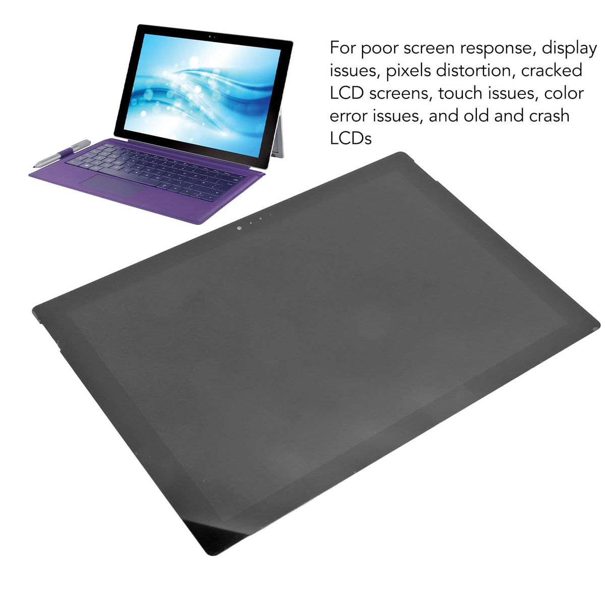 Tablet Screen Replacement - Compatibility and Enhanced Touch Experience - Digitizer LCD Touch Screen Repair Part for Cracked Screen, Touch Issues