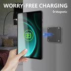 Wall Mount Charging Kit for Samsung Galaxy Tab S9 & S9 FE (10.9-inch) &S10 FE – Magnetic Tablet Wall Mount with 15W Fast Charging, Custom Protective Case, Smart Home Hub Ready, AC Powered