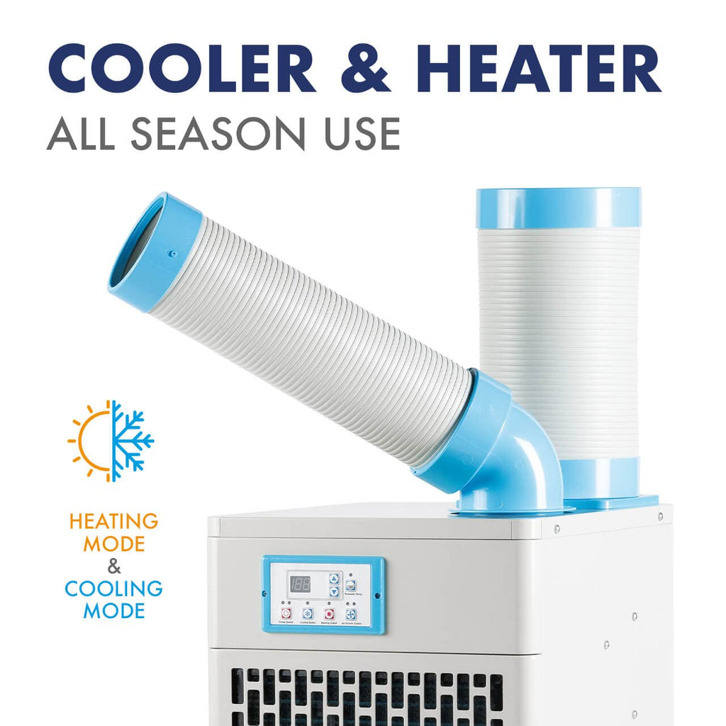 Uninex N410HC KOOLZONE Indoor/Outdoor Mobile Spot Cooler & Heater