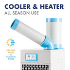 Uninex N410HC KOOLZONE Indoor/Outdoor Mobile Spot Cooler & Heater