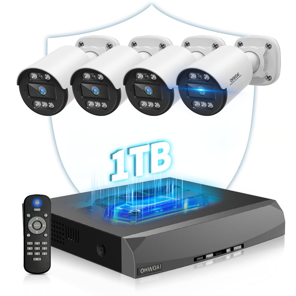 Two-Way Audio PoE Security Camera System Outdoor