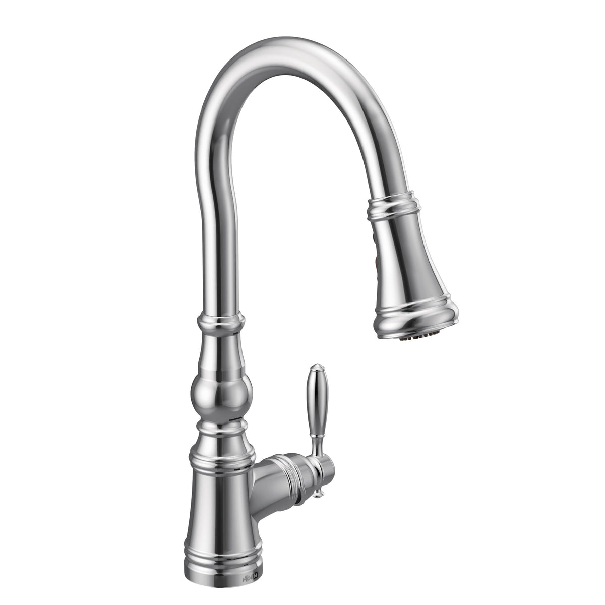 Moen S73004NL Weymouth Polished Nickel Pulldown Kitchen Faucet
