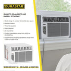 Durastar 18,800 BTU Window 208/230V Air Conditioner and Remote