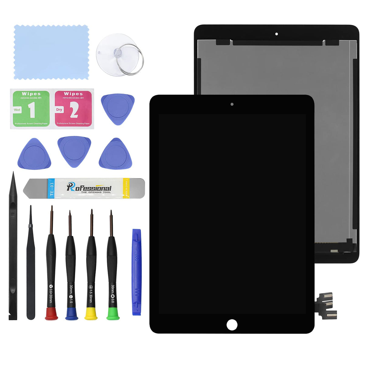 11" New Screen Replacement for iPad Pro 11 1st Gen A1980 A2013 A1934 A1979 (2018) LCD Display Touch Glass Screen Digitizer Panel Assembly Replacement Part with Tools