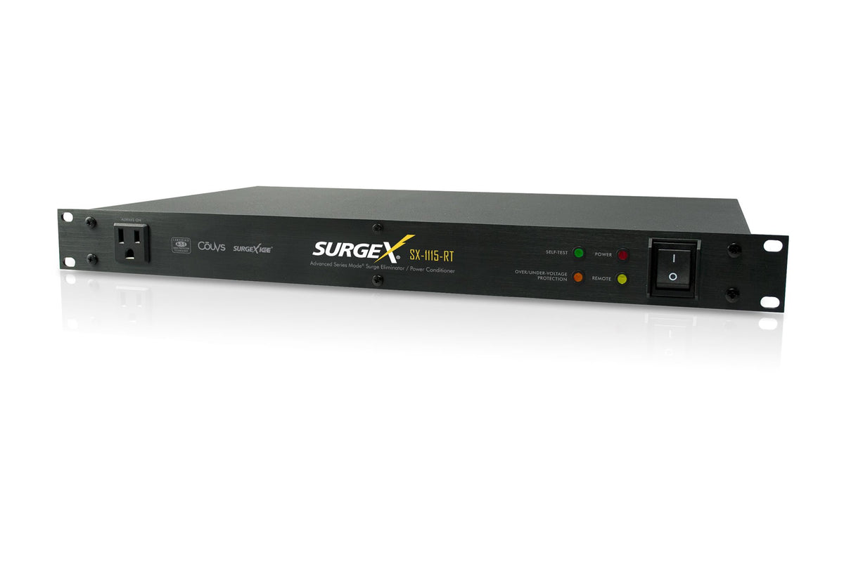 SX-1115-RT Rack Mount Surge Eliminator - Surge Protector/Power Conditioner for Audio, Video, Security & IT - 120 Volt/15 Amp, 1U