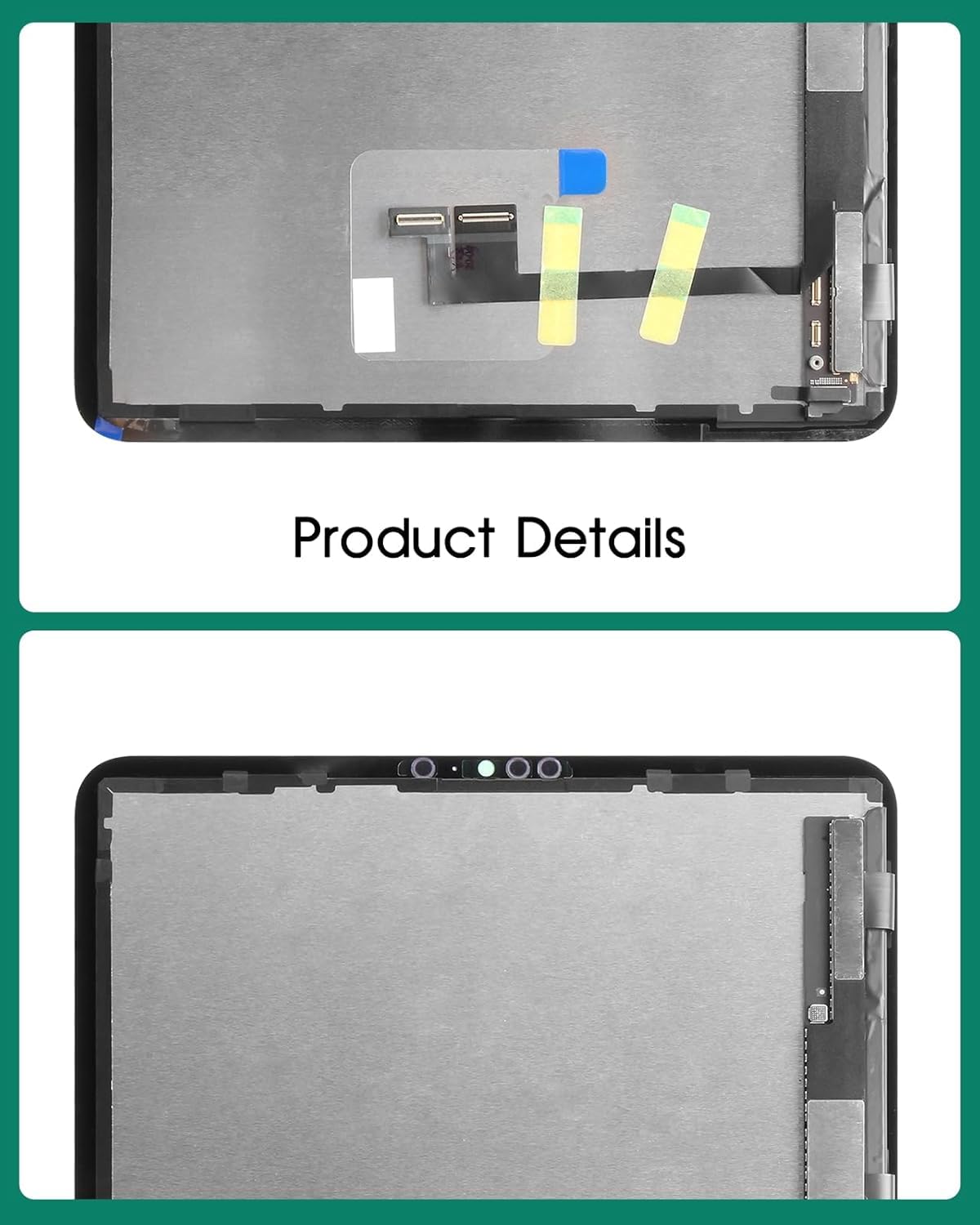 for iPad Pro 11 Replacement Screen for iPad Pro 11 3rd Gen LCD Digitizer for iPad Pro 11 4th 2022 Touch Screen 2021 A2301 A2435 Display Replacement Assembly Repair Kits 11" (Black)