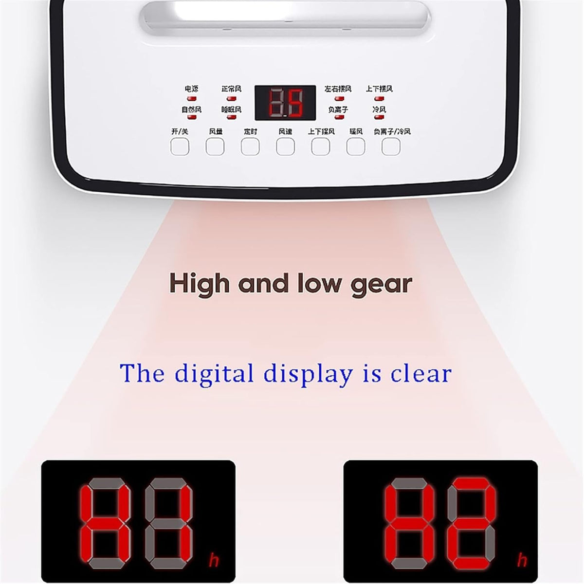 Portable Evaporative Cooler with Remote Control - Energy Efficient Mobile Air Conditioner for Indoor & Outdoor Use, Adjustable Cooling and Heating Function
