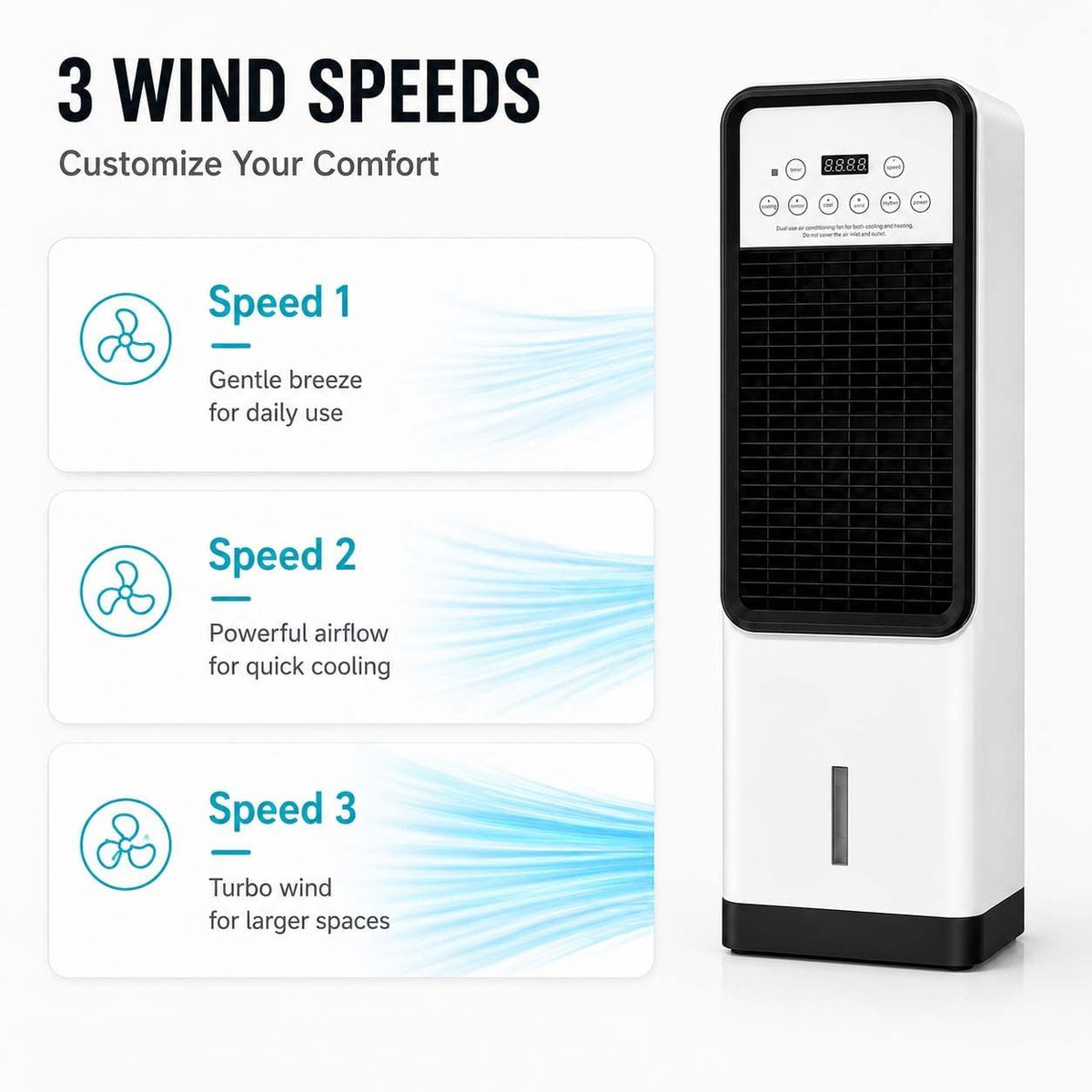 Air Conditioner Portable Heater Combo System