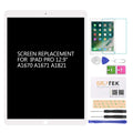 for iPad Pro 12.9 2nd A1670 A1671 A1821 Screen Replacement LCD Display Touch Screen Digitizer + IC Connector PCB Flex Cable Assembly (2017) (White)