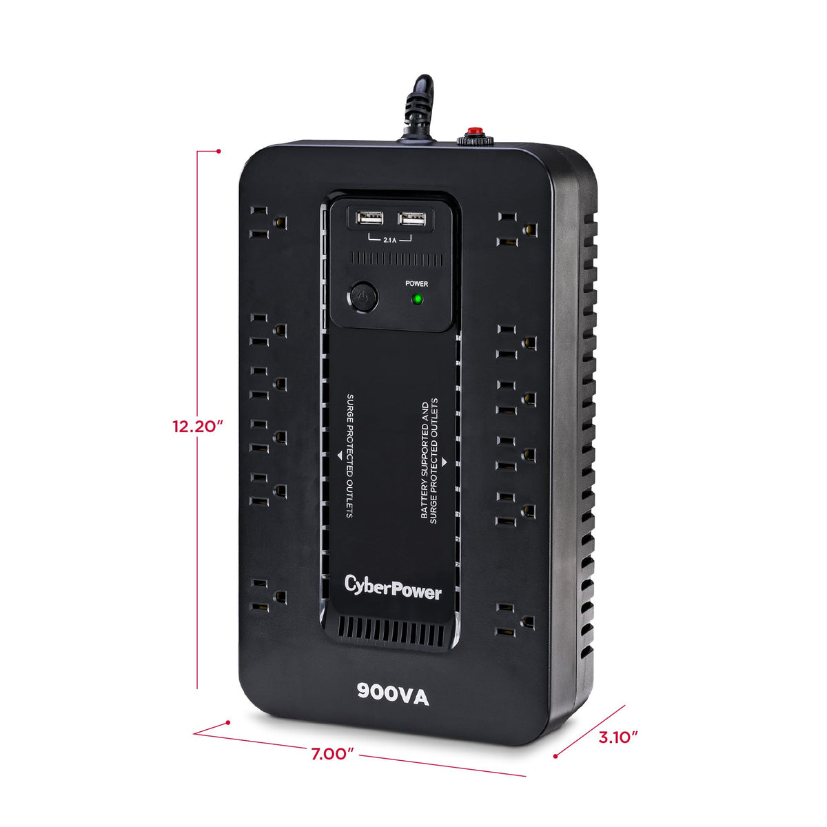 CyberPower ST900U Standby UPS Battery Backup and Surge Protector