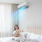 ROVSUN 9000 BTU Mini Split AC/Heating System with Inverter, 20 SEER2 Energy Saving 115V Ductless Split-System Air Conditioner with Pre-Charged Condenser, Heat Pump, Remote Control & Installation Kit