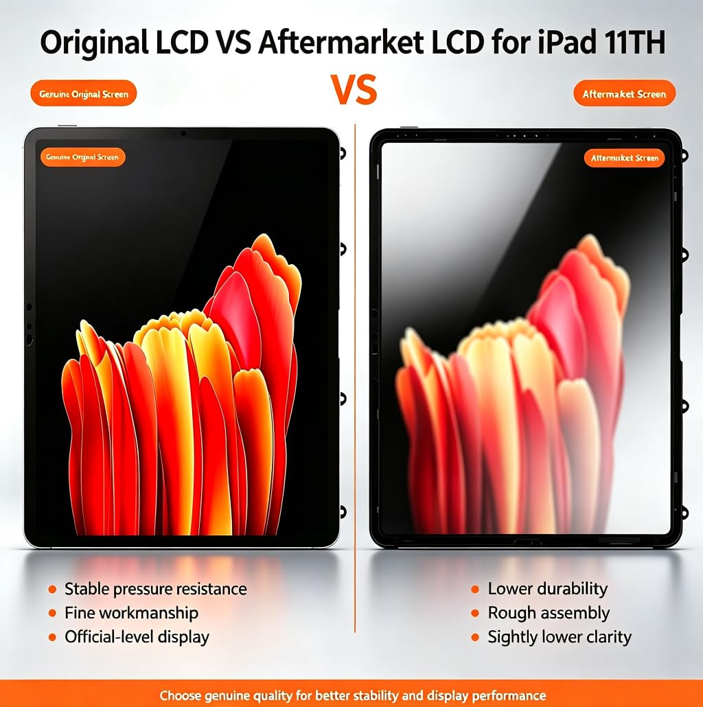 Original for iPad 11th Gen LCD Screen Replacement for iPad A16 2025 LCD Display for iPad 11th Gen 2025 A3355 A3356 A3354 LCD Repair Parts(Not Touch Digitizer)