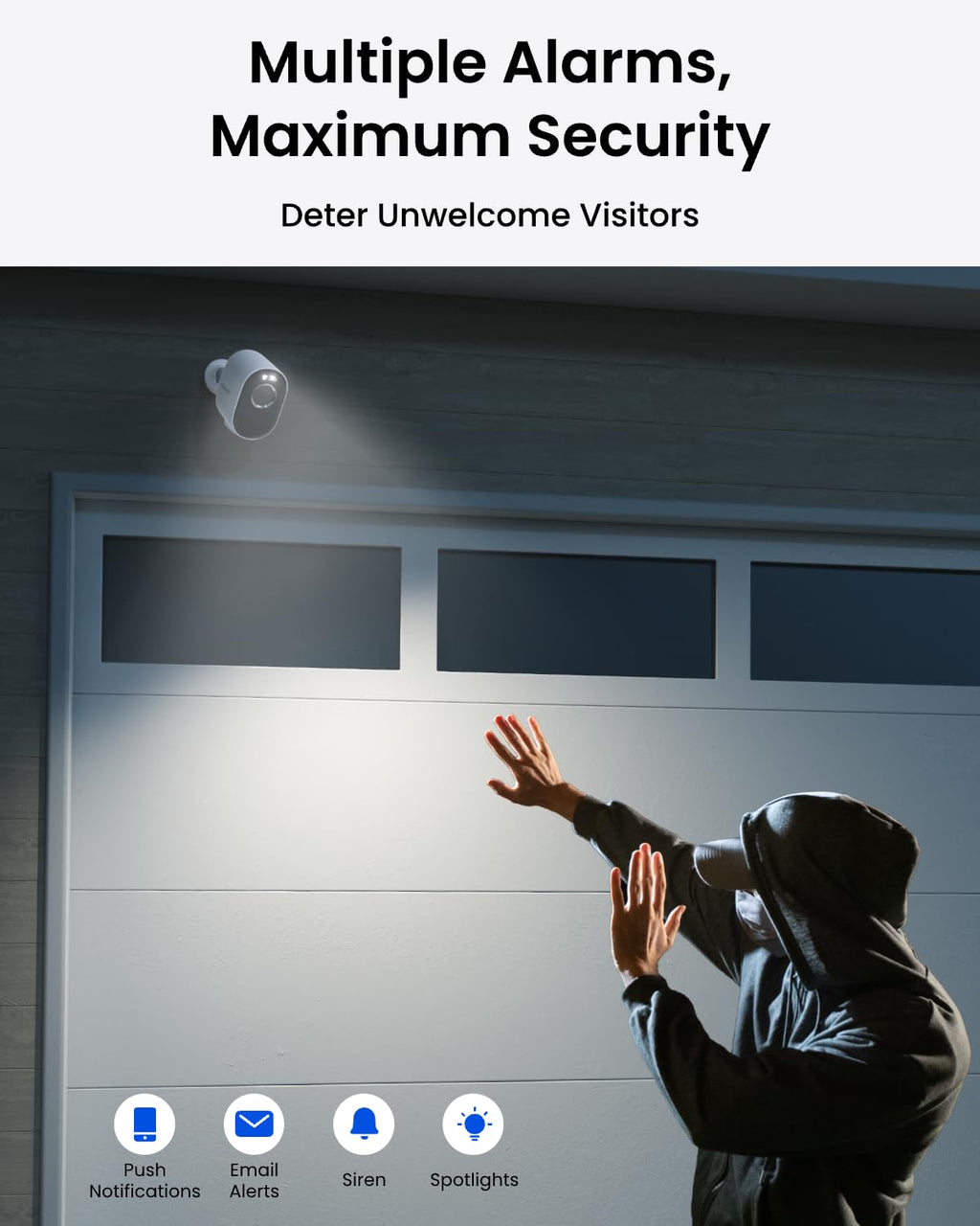 REOLINK 3K 5MP HD Security Camera System No Subscription 4 Pack