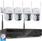 4PCS CCTV Security Camera System with 4K NVR