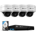 4COVR 16 Channel Security Camera System 5MP PoE with 4TB HDD, LY54AX5M1612