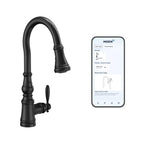 Moen S73004NL Weymouth Polished Nickel Pulldown Kitchen Faucet