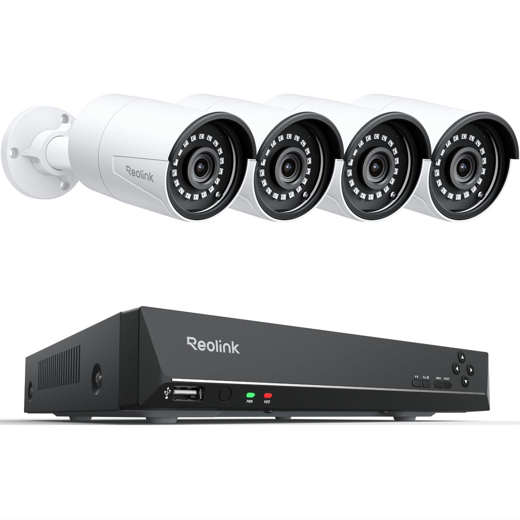 REOLINK 8CH 5MP PoE Security Camera System with no HDD RLK8-410B4-5MP
