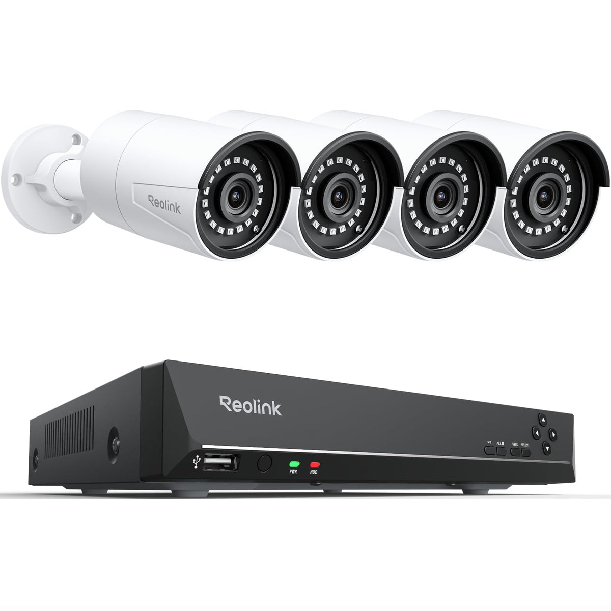 REOLINK 8CH 5MP PoE Security Camera System with no HDD RLK8-410B4-5MP