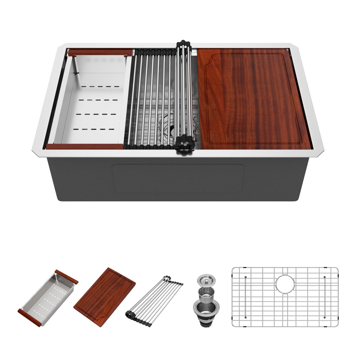 30 Inch Undermount Kitchen Sink Stainless Steel