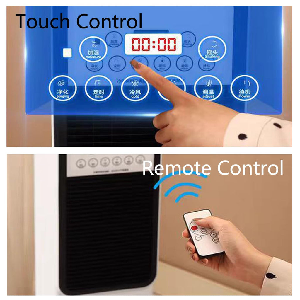 12000 BTU Portable Air Conditer Unit with Remote Control - Energy Class A Eative Coolers Cooling and Heating Mobile Heater Cooler Fan