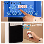 12000 BTU Portable Air Conditer Unit with Remote Control - Energy Class A Eative Coolers Cooling and Heating Mobile Heater Cooler Fan