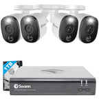 Swann 4K Wired DVR Security Camera System, 8 Cameras, 8 Channel, 1TB HDD