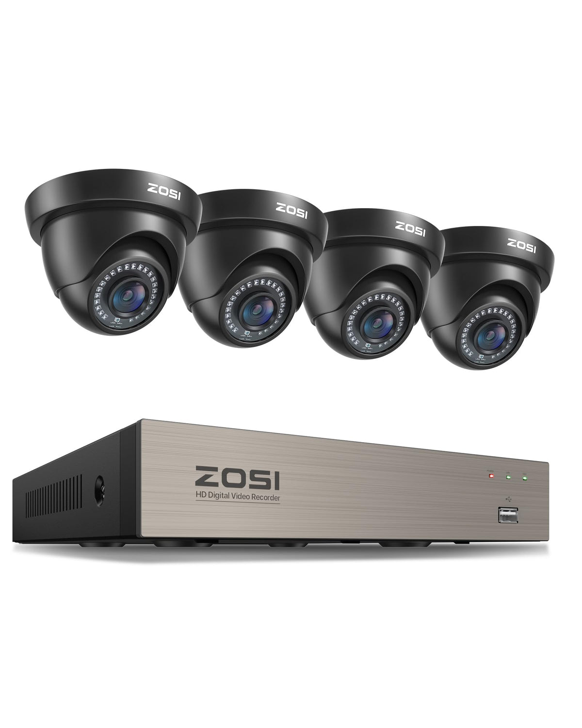 ZOSI 16CH 2MP Security Camera System, 16pcs 1080p CCTV Cameras, 3TB HDD