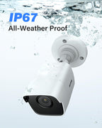 ANNKE 5MP 8 Channel 8 Camera Security System H.265+ DVR Recorder, 2TB HDD
