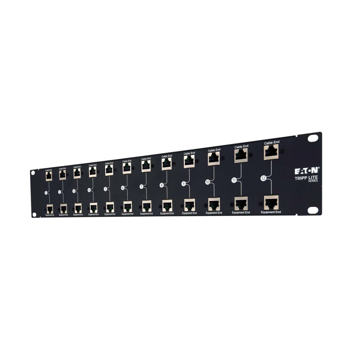 Eaton Tripp Lite B110-SPPOEC-J12 10 Gbps 12-Port PoE Ethernet Surge Strip