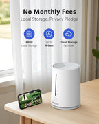 ANNKE 2.5K Wireless Security Camera Outdoor, 2-Cam Home Solar Camera System