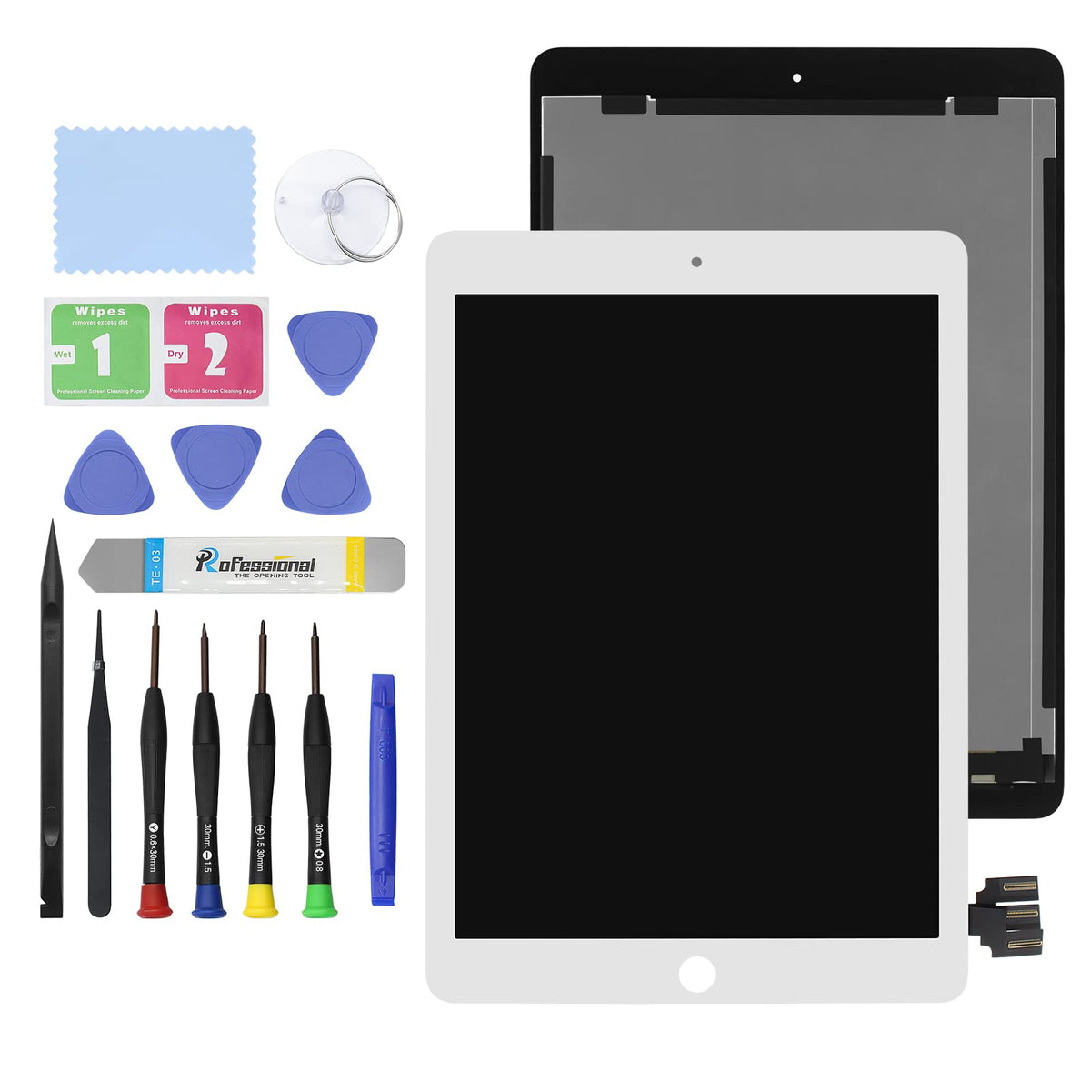 11" New Screen Replacement for iPad Pro 11 2nd Gen A2068 A2230 A2228 A2231 (2020) LCD Display Touch Glass Screen Digitizer Panel Assembly Replacement Part with Tools