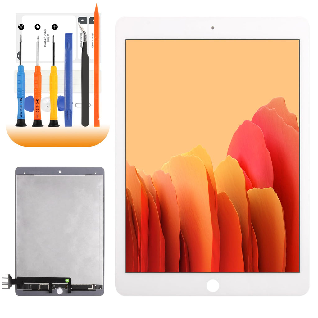 for iPad Pro 9.7 2016 Screen Replacement iPad Pro 9.7 A1673 LCD Display A1675 A1674 Replacement Touch Screen Digitizer Repair Parts White