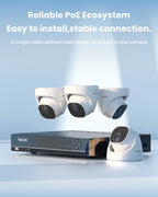 REOLINK 8CH 4K/8MP Home Security Camera System with 2TB HDD RLK8-800D4