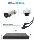 4COVR PoE 16 Camera Security System for Business with 4TB HDD, LYH54A5M1616