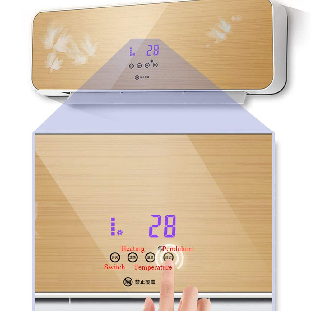 Household Heating And Cooling Dual-Use Air Conditioning Fan/Wall-Mounted Electric Heater/Bath Dual-Use Air Conditioner Heater, 3000w