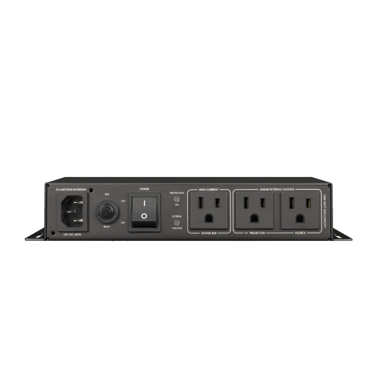 AudioQuest PowerQuest TV3 3-Outlet Non-Sacrificial Surge Protector for Wall-Mounted TVs