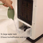 12000 BTU Portable Air Conditer Unit with Remote Control - Energy Class A Eative Coolers Cooling and Heating Mobile Heater Cooler Fan