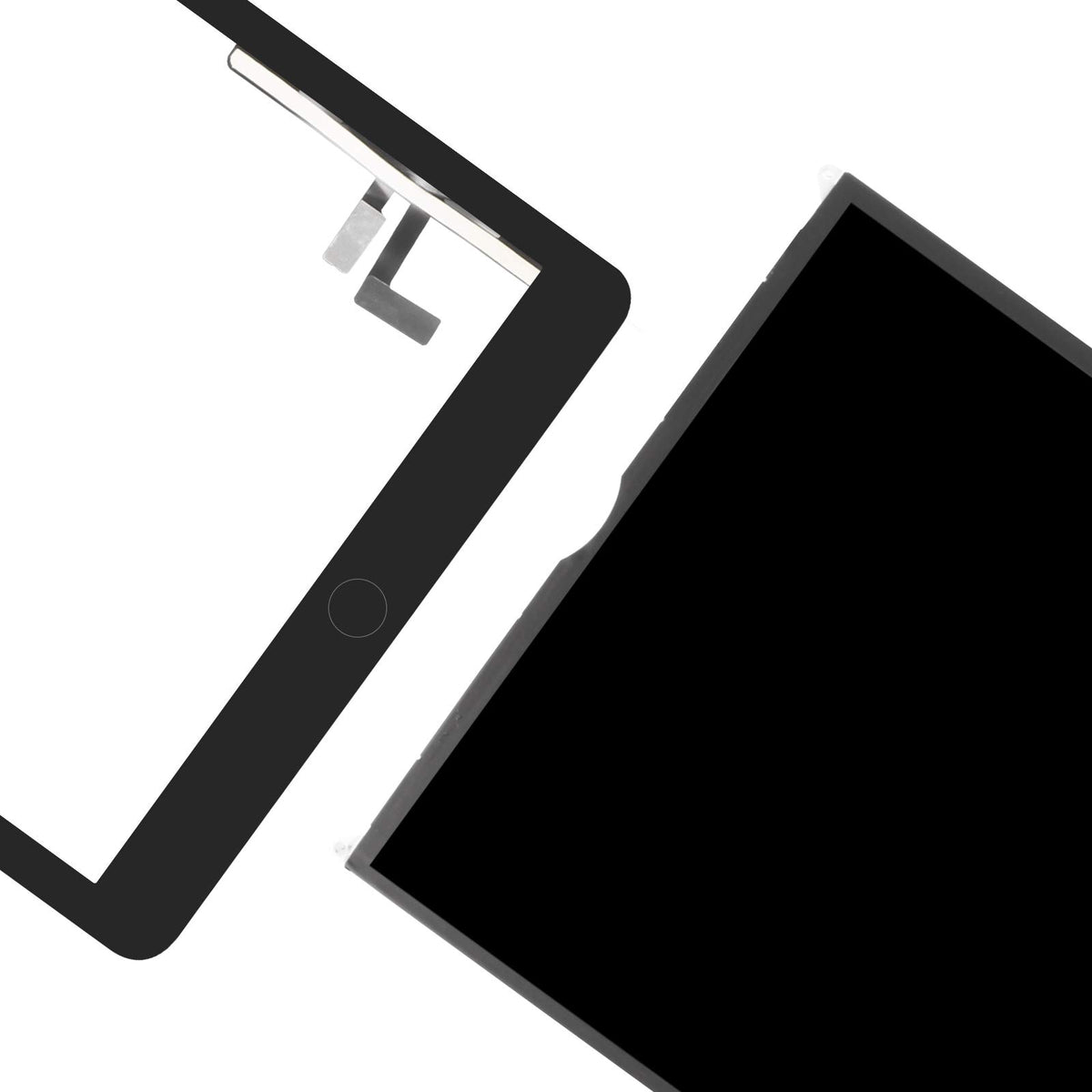 LCD Screen Replacement for iPad 5 2017 A1822 A1823 LCD Display Matrix Touch Sensor Screen Digitizer Assembly Repair Parts Kits with Home Button & Free Tools Set 9.7inch (Not for Air) (Black)
